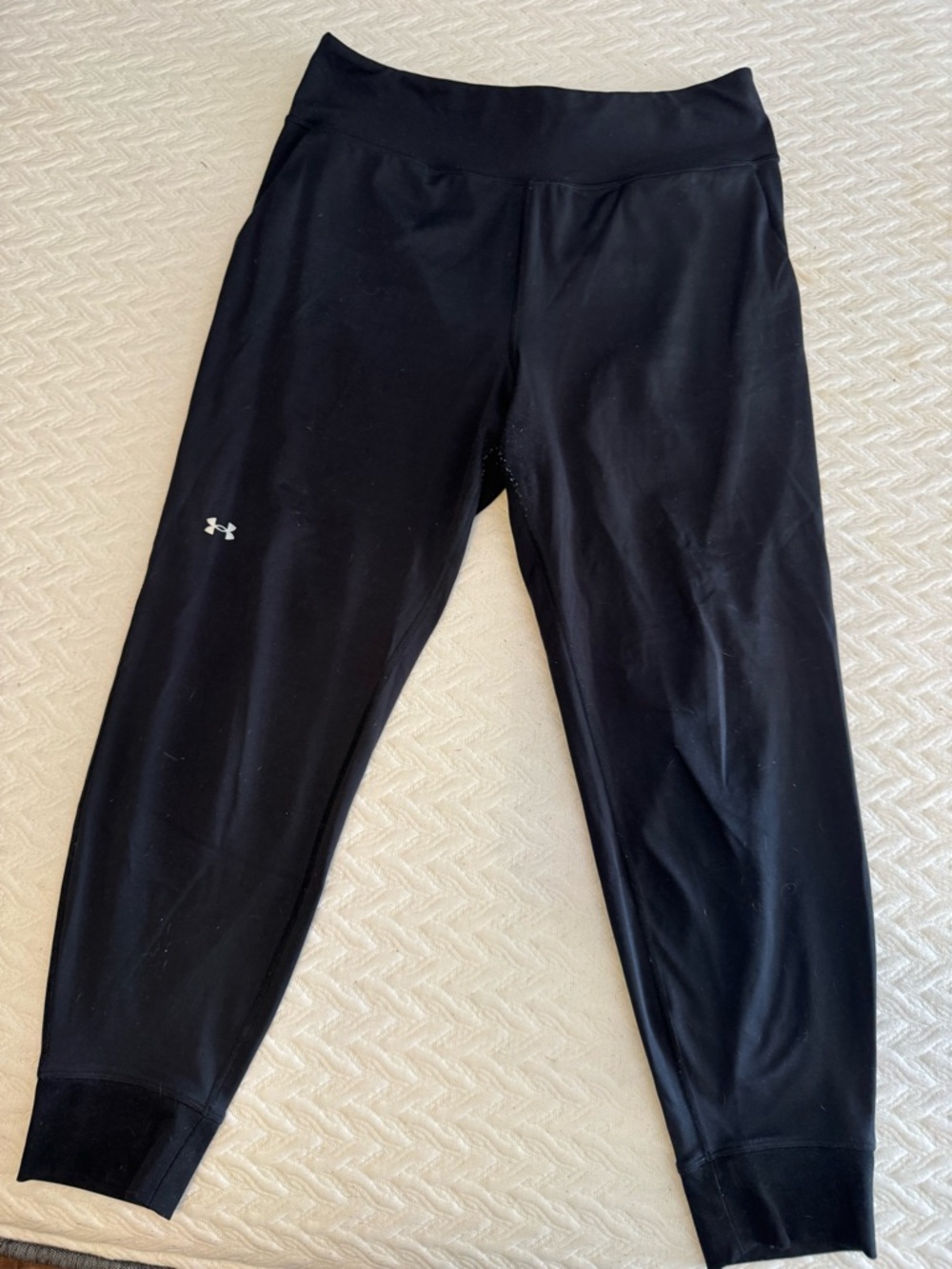 Under Armour Black Girls' Athletic Leggings with Logo